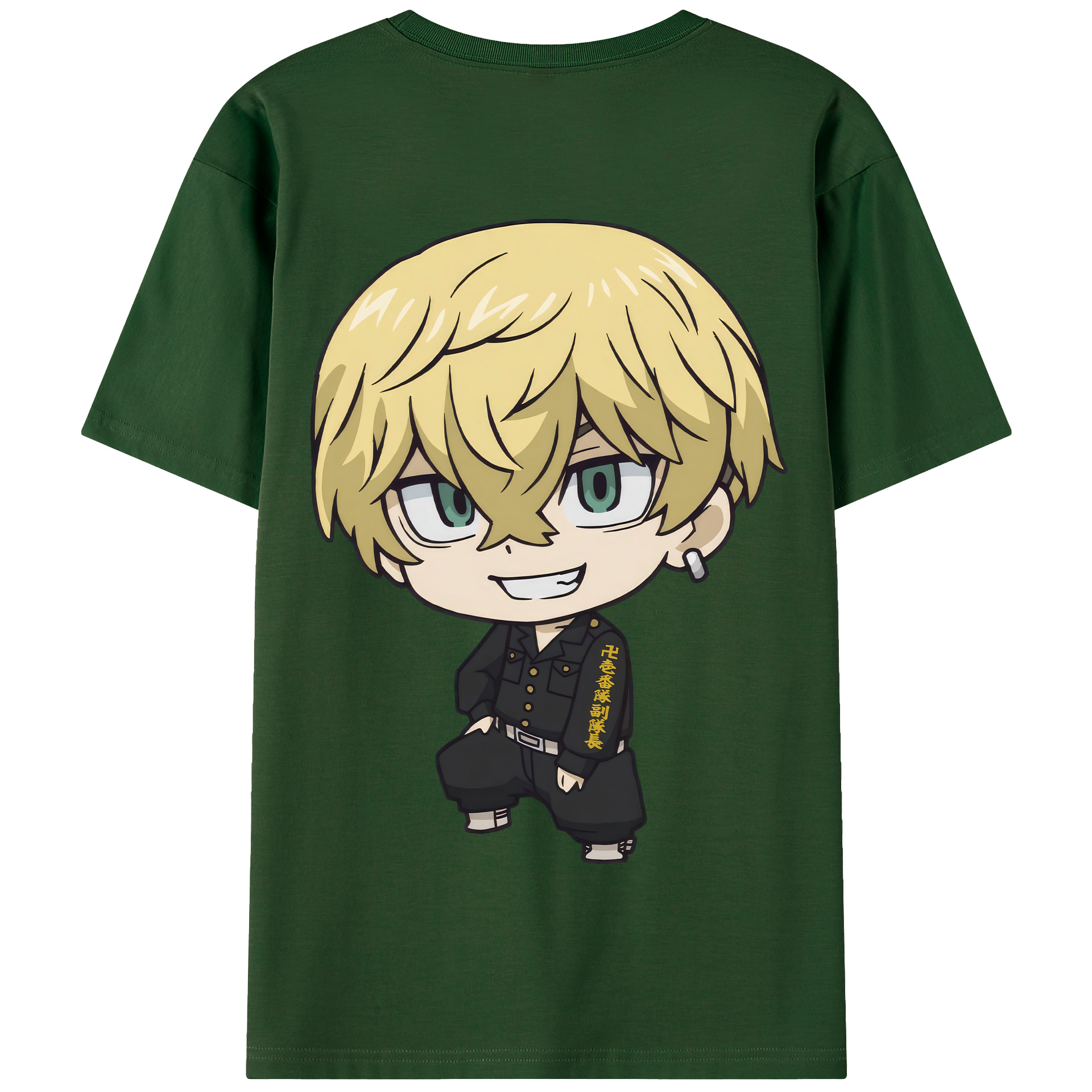 （画像用） 東京リベンジャーズ Tokyo Revengers 綿100％半袖Tシャツ（背面プリント）